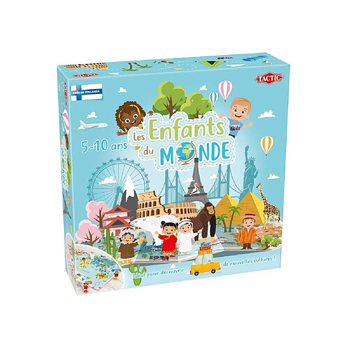 TACTIC Les Enfants du Monde Jeu de société éducatif coopératif 5+ 2 joueurs et plus