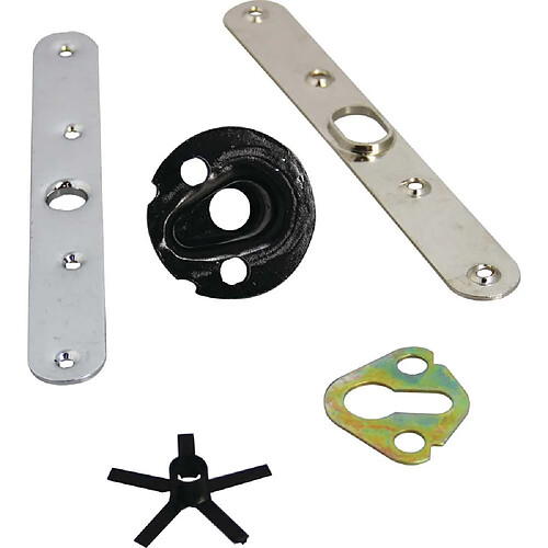 Mul-T-Lock COLOPLAQUEINTMAXX Plaque intérieure 265 kit poignée pour séries 235/265 finition marron