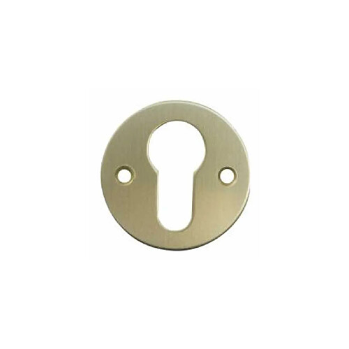 Vachette Rosette 6462 Rosace ronde clé Ø47 mm aluminium champagne