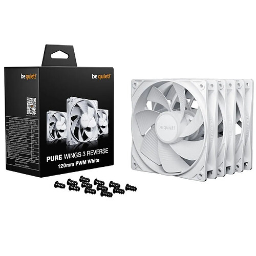be quiet! Be quiet Pure Wings 3 Reverse White 120mm