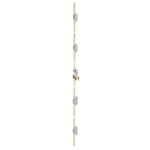 Tesa TLPN3SCAE Serrure 3 points à larder finition or 53 mm