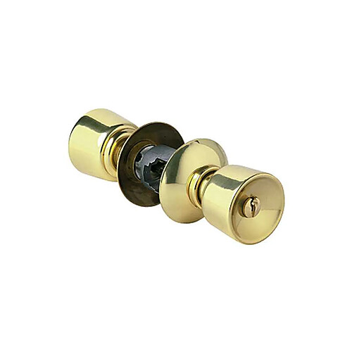 Vachette V 6524 Serrure tubulaire à poussoir 63mm laiton poli