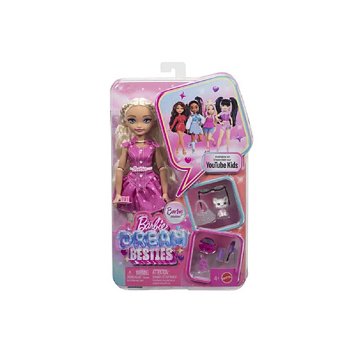 Barbie Dream Besties Malibu Poupée fashion 298 mm avec accessoires