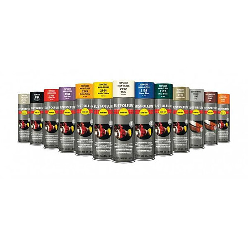 RUST OLEUM Hard Hat RAL 3000 Vernis aérosol 500 ml brillant