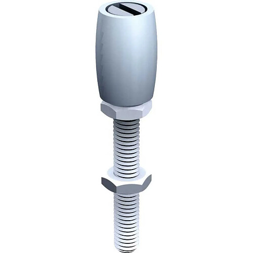 Mantion 1088 Guide olive nylon pour rail U 25x17 mm Ø14 mm