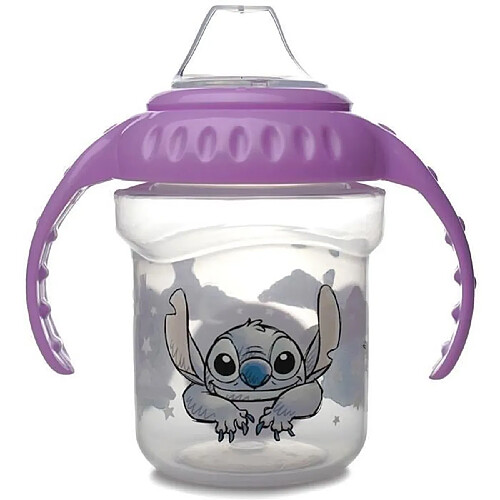 Gobelet avec Poignées - THERMOBABY - 250 ml - Bec en Silicone - Lilo & Stitch