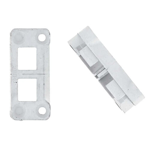 Ferco E-18737-00-0-7 Gâche tringle double PVC blanc
