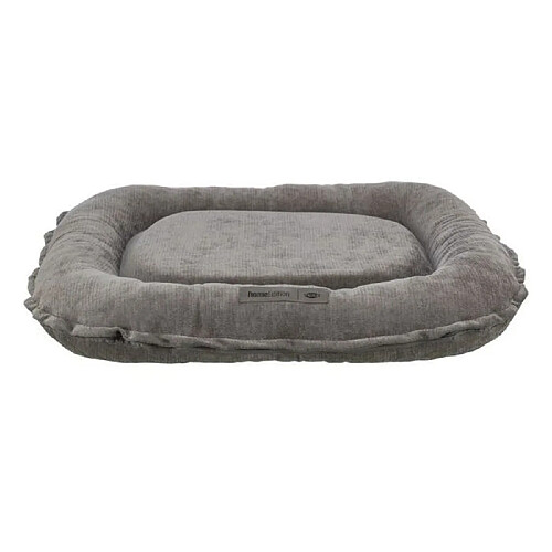 TRIXIE - Coussin pour Chien - Vital LENNOX - Tissu Chenille - Ovale - 90 x 70 cm - Gris