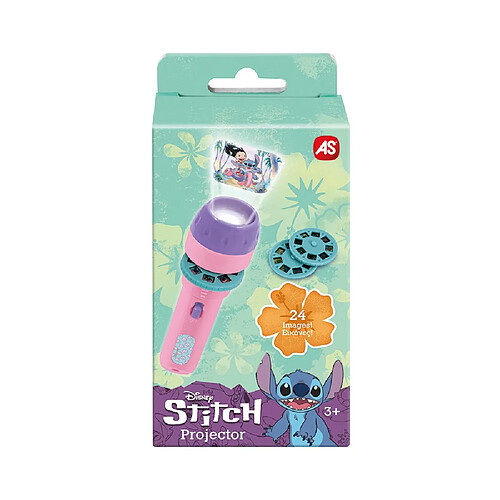 As Compagny Mini Projecteur Stitch ASY1027 64250 - Projecteur portable pour enfants