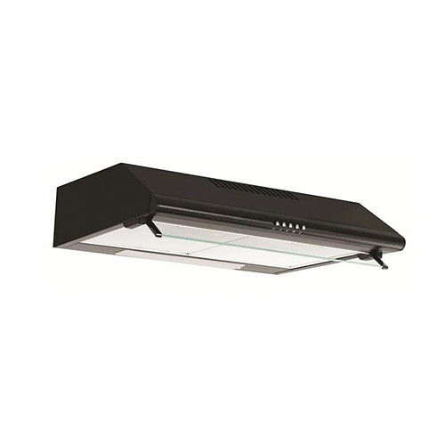 Hotte visière 60cm 230m3/h noir - GHC620BK - GLEM GAS