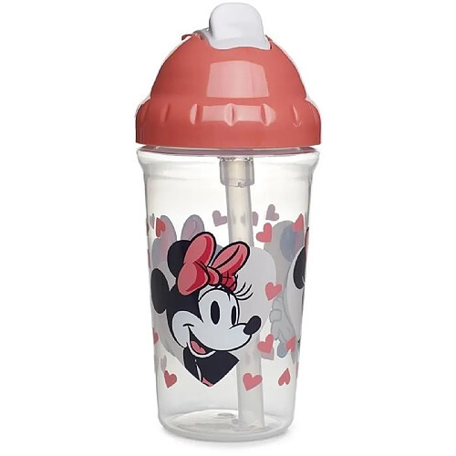 Gobelet avec Paille Minnie Mouse - THERMOBABY - 295 ml - Étanche - Clip - Minnie Mouse