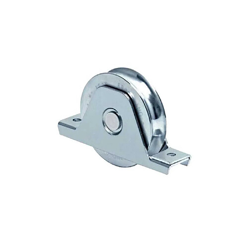 COMMUNELLO 338-160 Roue guide gorge 160mm 2 roulements platine interne
