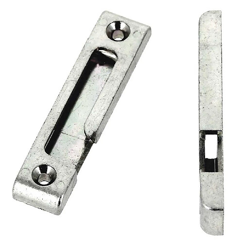 Ferco 9-32466-00-L-1 Gâche inférieur KD pour serrure multipoints gauche argenté