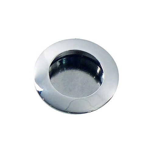 Cadap P0035 4S Poignée encastrée ronde Ø40 mm chrome