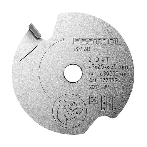 Festool 577082 Lame inciseur diamant 47 mm pour scie plongeante