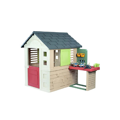 Smoby Life Nature Maisonnette avec atelier et 39 accessoires 2+