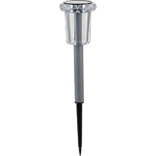 Galix G2624 Balise solaire effet étoile 30 cm 3 LED blanc chaud