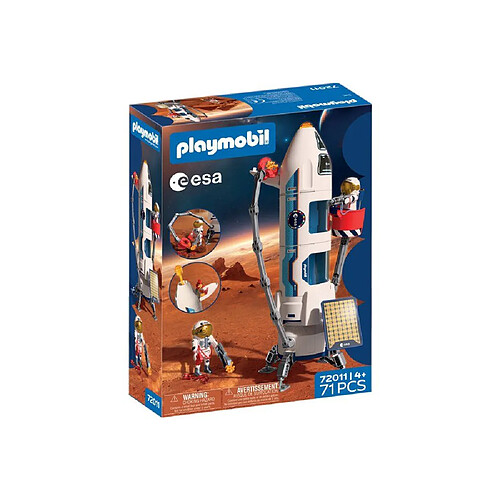 Playmobil® 72011 Fusée d'exploration Mars playset 71 pièces ESA