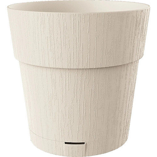 STEFANPLAST Pot de Fleurs ETHICA - 2 L - 40x39 cm - Avec Réservoir d'Eau - Blanc h39