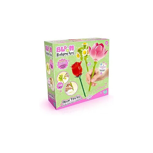 Canal toys stylo fleur à construire - Pack de 3