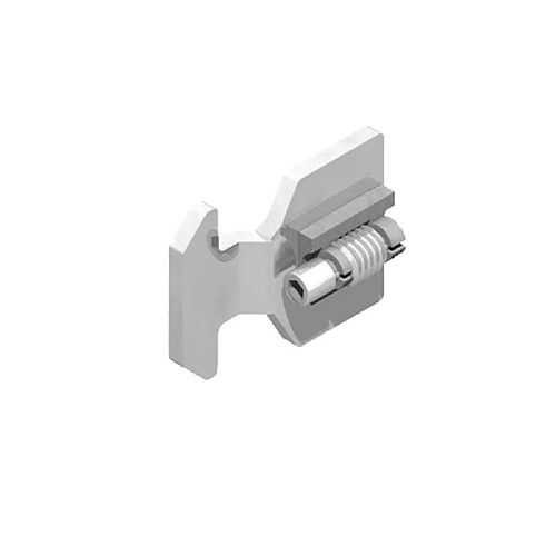 La Croisee Ds DS6730U Crochet à came encastré 31 mm pour portes coulissantes aluminium