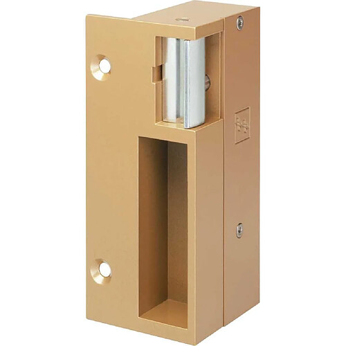 Effeff 2120A Gâche électrique 12V 2 temps pour serrures multipoints aluminium 120x52x50 mm assorti
