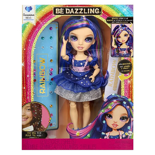 Rainbow High Be Dazzling Poupée Mode Geneviève Bleue