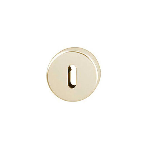 Hoppe Paire de rosaces rondes clé L 53 mm champagne 762811