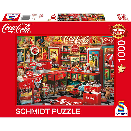Schmidt Spiele Coca-Cola Nostalgia Puzzle 1000 pièces SCH4001504599157 paysage