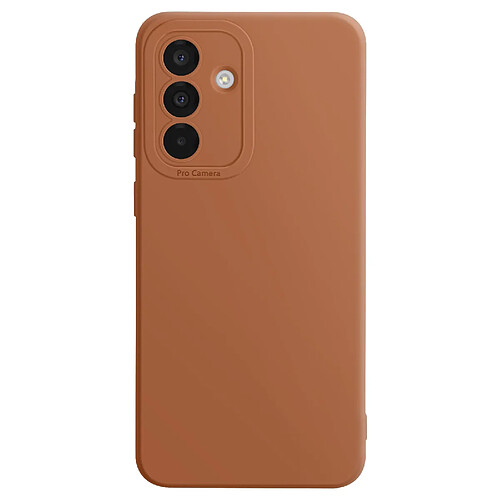 Avizar Coque pour Galaxy A37 en Silicone Souple avec Renfort Bloc Caméra Marron