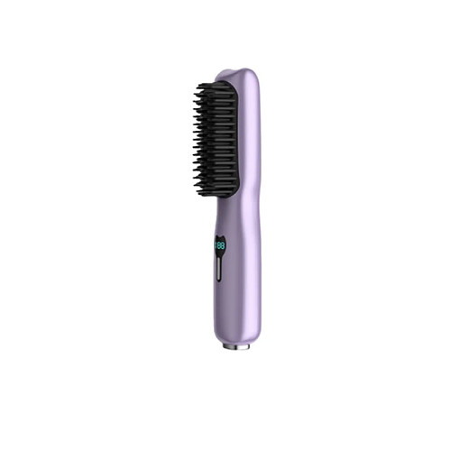 INF Brosse Lissante Portable Sans Fil - Rechargeable & Température Réglable Purple