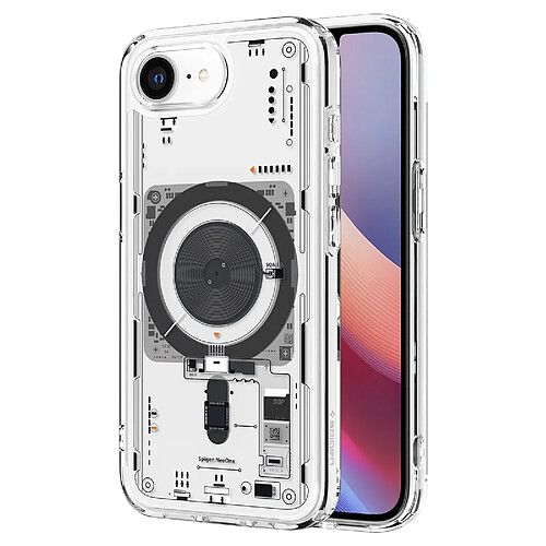 Spigen SGP Coque MagSafe pour iPhone 17e Antichoc Série Ultra Hybrid Neo One Transparent