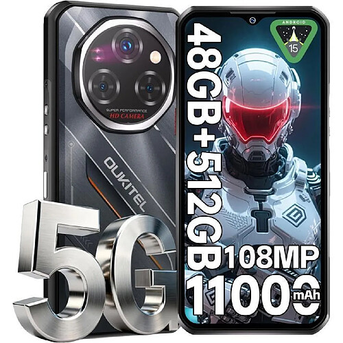 OUKITEL WP62 6,6" Smartphone Incassable 16Go+512Go