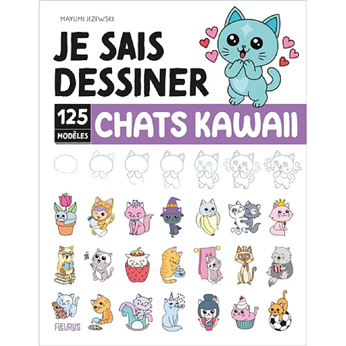 Chats kawaii : 125 modèles
