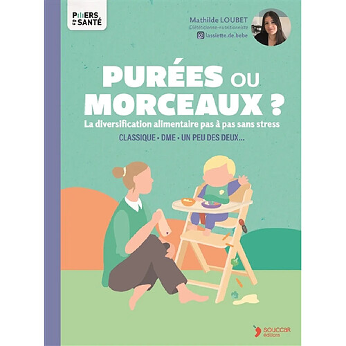 Purées ou morceaux ? : classique, DME, un peu des deux... : la diversification alimentaire pas à pas sans stress
