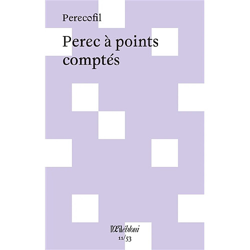 Perec à points comptés · Occasion