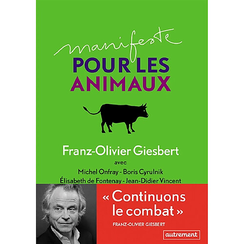Manifeste pour les animaux · Occasion