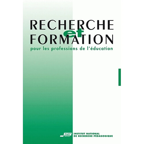 Recherche et formation, n° 34 · Occasion