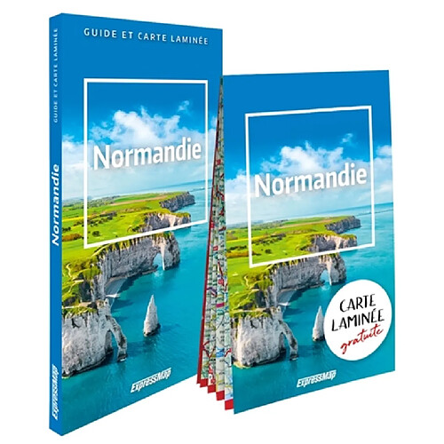 Normandie : guide et carte laminée
