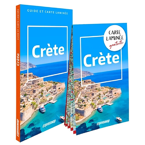 Crète : guide + carte laminée