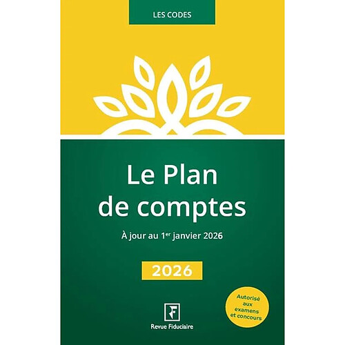 Le plan de comptes : 2026