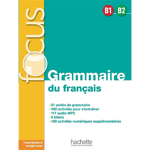 Grammaire du français, B1-B2