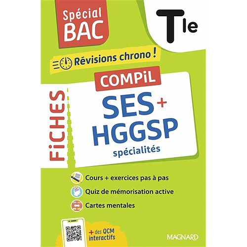 Compil de fiches SES + HGGSP terminale : révisions chrono ! : spécialités