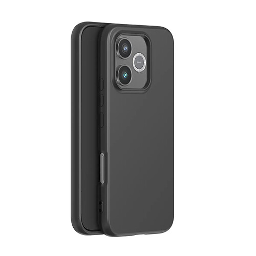 BigBen Coque pour Honor 600 Lite en Silicone Souple Finition Soft Touch Noir