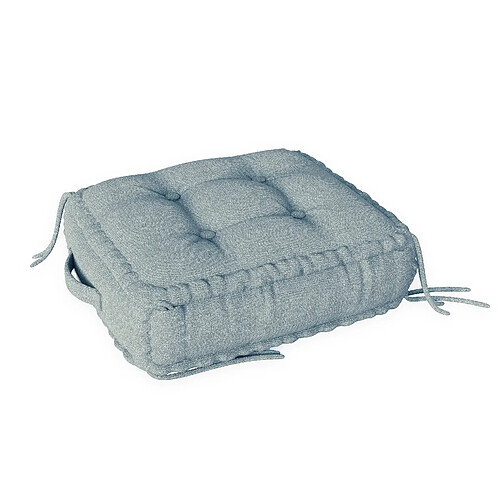 Coussin de sol VERCART 50 x 60 cm en lin/polyester