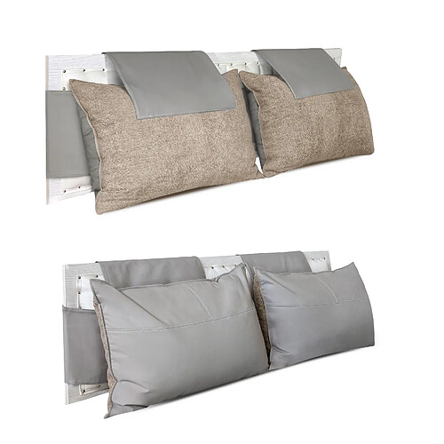 Coussin autoportant VERCART khaki 180 x 40 x 60 cm