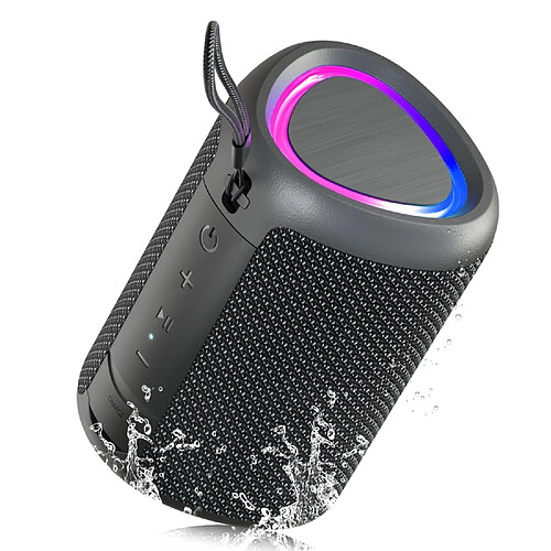Enceinte Bluetooth Portable Mini Haut Parleur sans Fil 15W Bluetooth 5,3 Enceintes Puissant