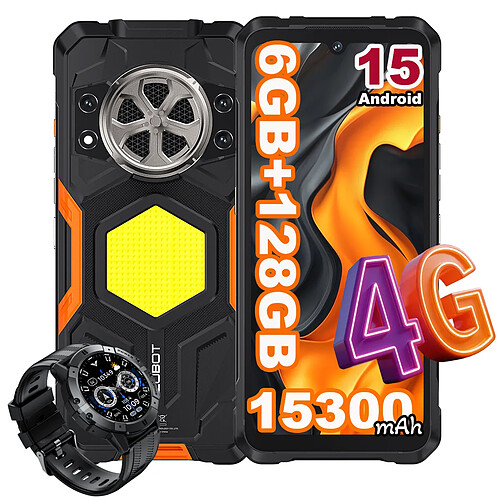 CUBOT KINGKONG POWER 5 Écran 6,88" HD+ 120Hz Caméra 64MP 4G Android 15 Batterie 15300mAh