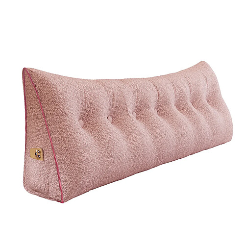 Coussin dossier peluche VERCART 200 cm - rose