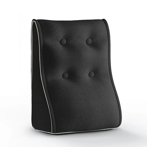 Coussin de dossier VERCART anthracite 40 x 22 cm